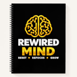 Cahier à reliure spirale Logo Rewired Mind - Journ