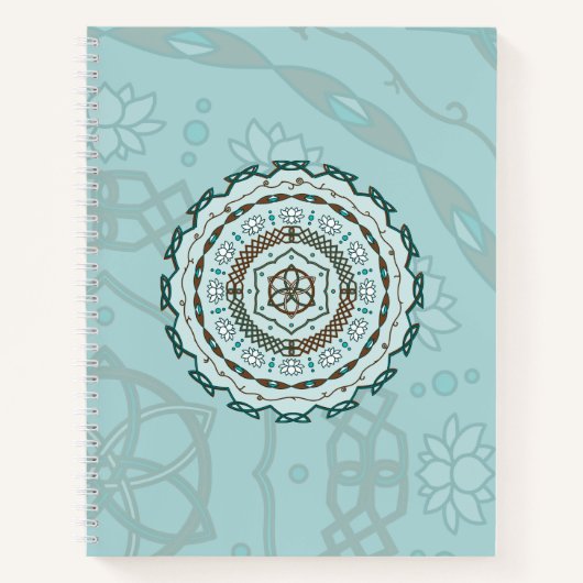 Cahier à reliure spirale Lotus Weave (Devant)