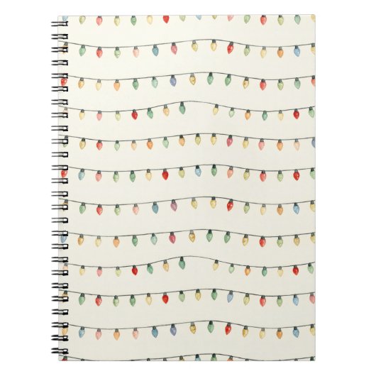 Cahier à reliure spirale Lumières colorées | Mini- (Devant)