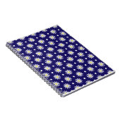 Cahier à reliure spirale Midnight Daisy (Côté Droit)