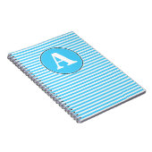 Cahier à reliure spirale, modèle de monogramme per (Côté Droit)