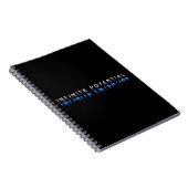Cahier à reliure spirale motivant "Potentiel Infin (Côté Droit)