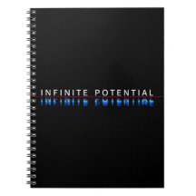 Cahier à reliure spirale motivant "Potentiel Infin