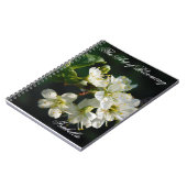 Cahier à reliure spirale Original White Plum Bloss (Côté gauche)