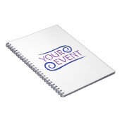 Cahier à reliure spirale personnalisé avec le logo (Côté Droit)