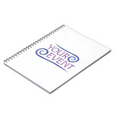 Cahier à reliure spirale personnalisé avec le logo (Côté gauche)