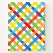 Cahier à reliure spirale personnalisé Criss Cross  (Dos)