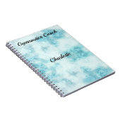 Cahier à reliure spirale personnalisé pour entraîn (Côté Droit)