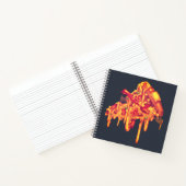 Cahier à reliure spirale Pizza Délicieux  (Intérieur)