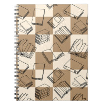 Cahier à reliure spirale pour amoureux des livres