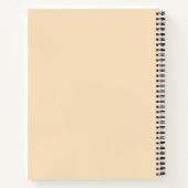 Cahier à reliure spirale pour cours de piano perso (Dos)