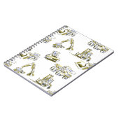 Cahier à reliure spirale pour équipement lourd pou (Côté gauche)