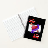Cahier à reliure spirale pour la Saint-Valentin (Intérieur)