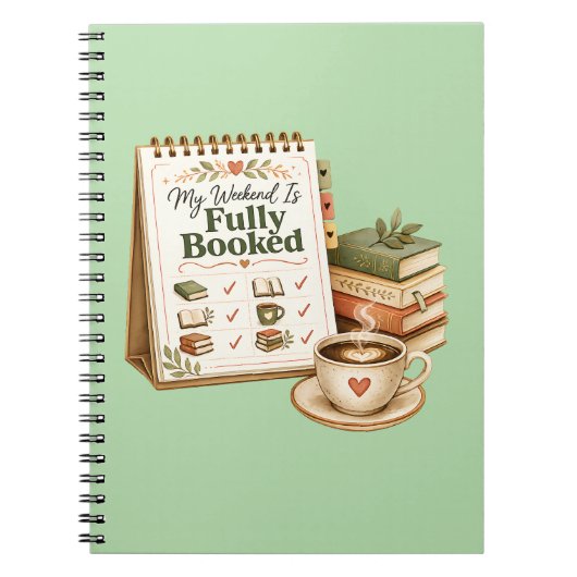 Cahier à reliure spirale pour lecteur de week-end (Devant)