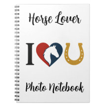 Cahier à reliure spirale pour les amoureux de chev