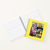 Cahier à reliure spirale pour pratiquer l'écriture (Intérieur)