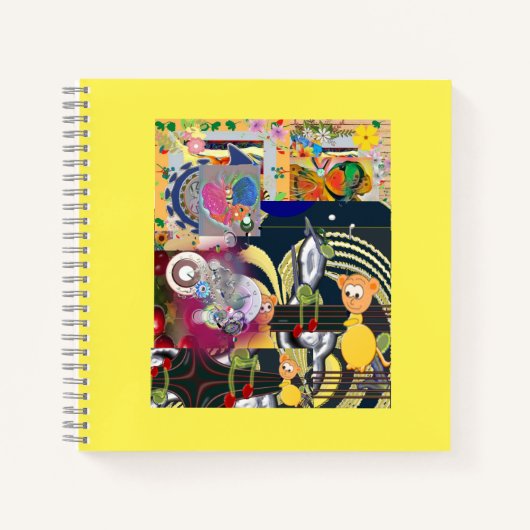 Cahier à reliure spirale pour pratiquer l'écriture (Devant)