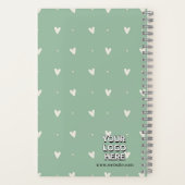 Cahier à reliure spirale professionnel personnalis (Verso)