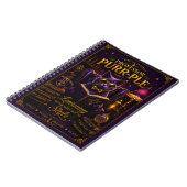 Cahier à reliure spirale Professor Purr-Ple™ (Côté gauche)