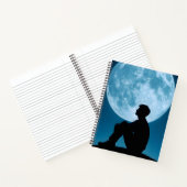 Cahier à reliure spirale Reflets au clair de lune (Intérieur)