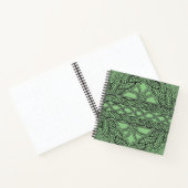 Cahier à reliure spirale SAGE CABLE KNIT 8,5x8,5 (Intérieur)