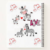 Cahier à reliure spirale Saint-Valentin (Dos)