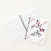 Cahier à reliure spirale Saint-Valentin (Intérieur)