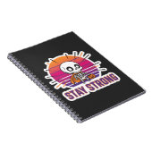 Cahier à reliure spirale squelette mignon Stay Str (Côté Droit)