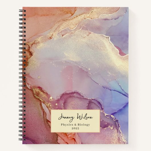 Cahier à reliure spirale Sujets universitaires (Devant)