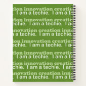 Cahier à reliure spirale - Technologie (Dos)