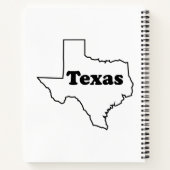 Cahier à reliure spirale Texas (Dos)