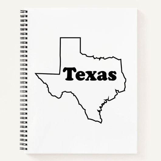 Cahier à reliure spirale Texas (Devant)