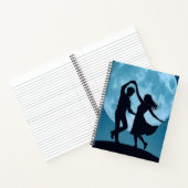Cahier à reliure spirale Thème Lune (Intérieur)