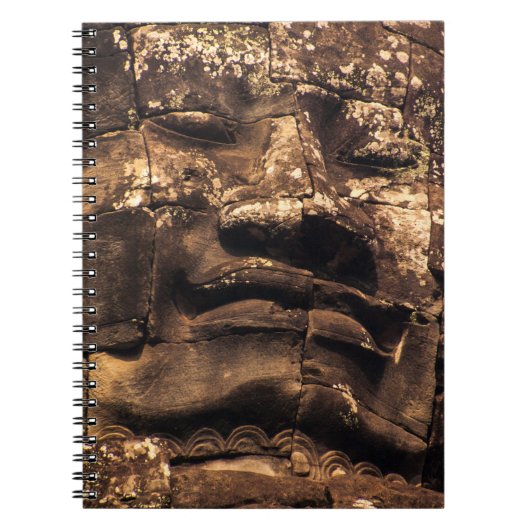 Cahier à reliure spirale Totem Bouddha d'Angkor Wa (Devant)