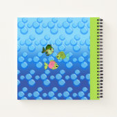 Cahier à reliure spirale Trois Petits Poissons (Dos)