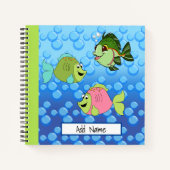 Cahier à reliure spirale Trois Petits Poissons (Devant)
