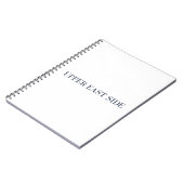 Cahier à reliure spirale Upper East Side (Côté gauche)
