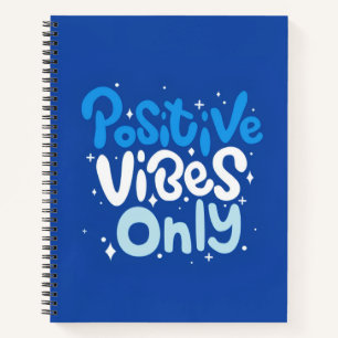 Cahier à reliure spirale « Vibes Positives uniquem