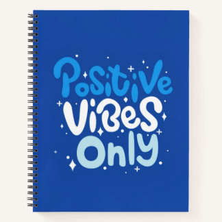 Cahier à reliure spirale « Vibes Positives uniquem