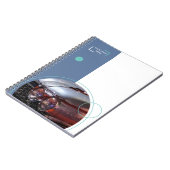 Cahier à reliure spirale voiture classique (Côté gauche)