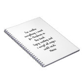 Cahier à reliure spiralée Noël écrit tout souhait (Côté Droit)