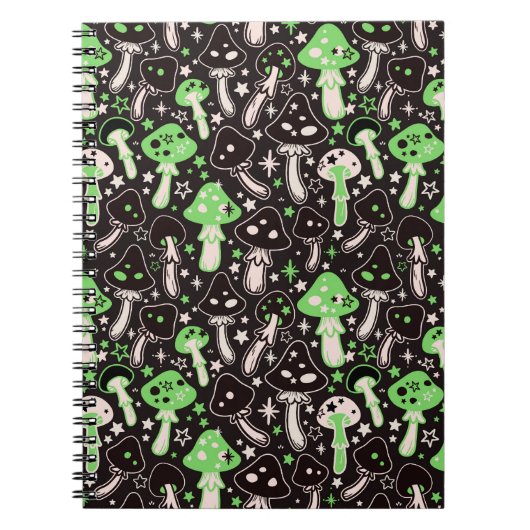 Cahier à ressort "Champignons" (Devant)