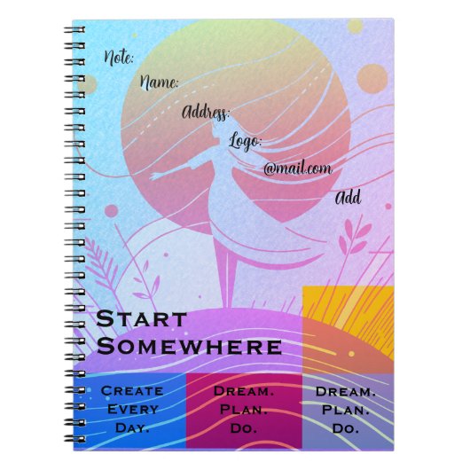 Cahier à spirale  (Devant)