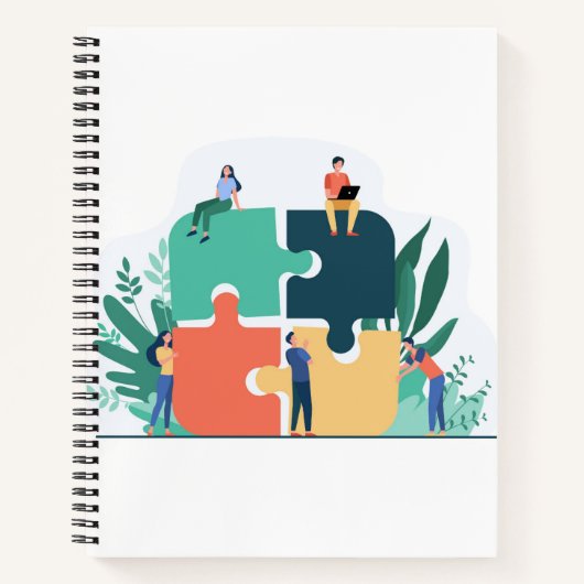 Cahier à spirale 21,59 cm x 27,94 cm (Devant)