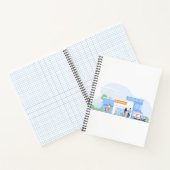 Cahier à spirale 21,59 cm x 27,94 cm (Intérieur)