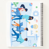 Cahier à spirale 21,59 cm x 27,94 cm (Dos)
