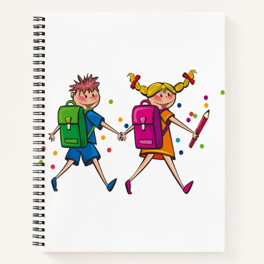 Cahier à spirale 21,59 x 27,94 cm (Devant)