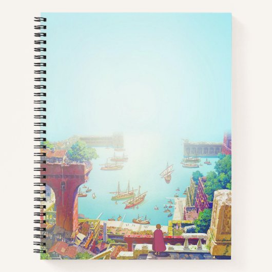 Cahier à spirale 8,5" x 11" (Devant)