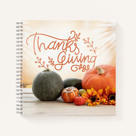 Cahier à spirale 8,5" x 8,5" (Devant)