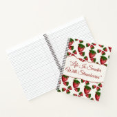 Cahier à spirale à la fraise dessiné à la main suc (Intérieur)